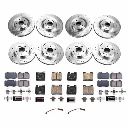 PowerStop Front and Rear Z23 Evolution Brake Kit | Mercedes-Benz SLK55 AMG (2007–2010) (K9094)