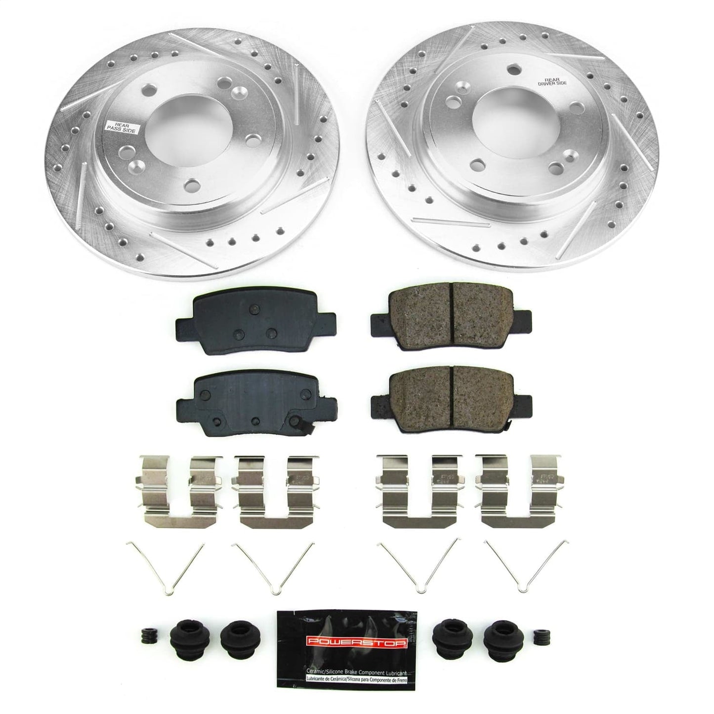 PowerStop Rear Z23 Evolution Brake Kit | Hyundai Elantra (2021–2023) (K9106)