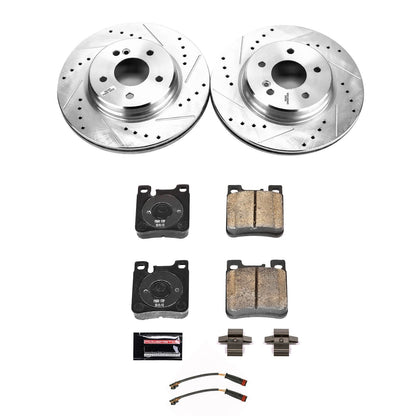 PowerStop Rear Z23 Evolution Brake Kit | Mercedes-Benz SLK55 AMG (2007–2010) (K9107)