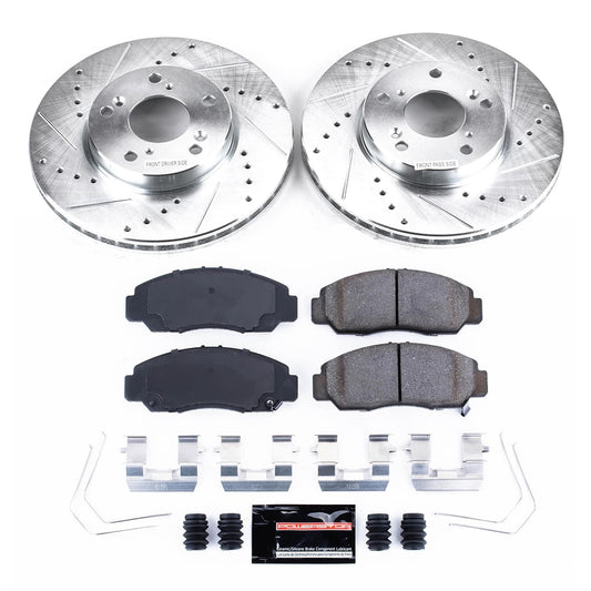 PowerStop Front Z23 Evolution Brake Kit | Honda Civic 2006–2011 (K9109)