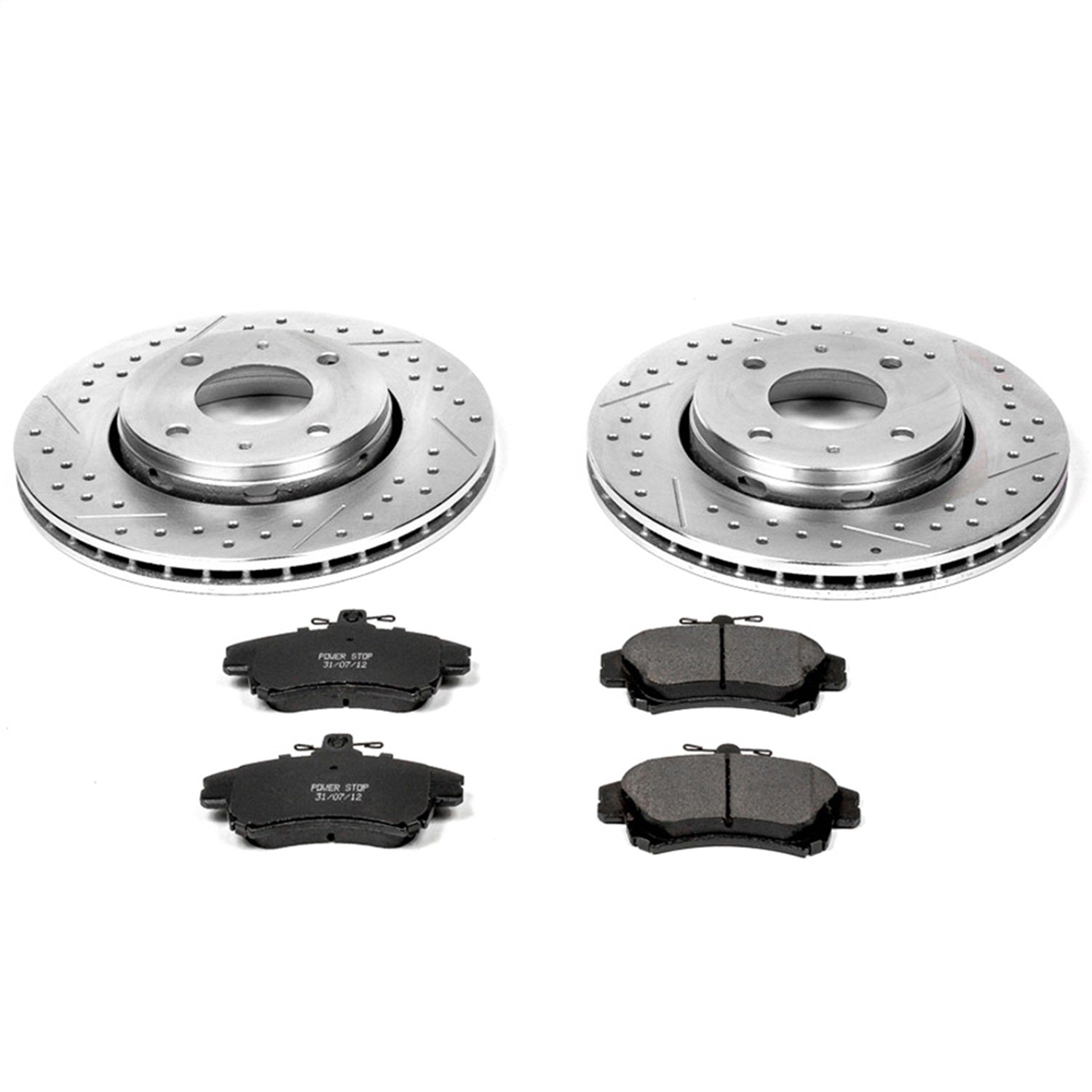 PowerStop Front Z23 Evolution Sport Brake Kit | Volvo S40 (2000–2004) (K911)