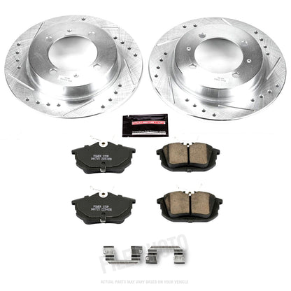 PowerStop Rear Z23 Evolution Sport Brake Kit | Volvo S40 (2000–2004) (K913)