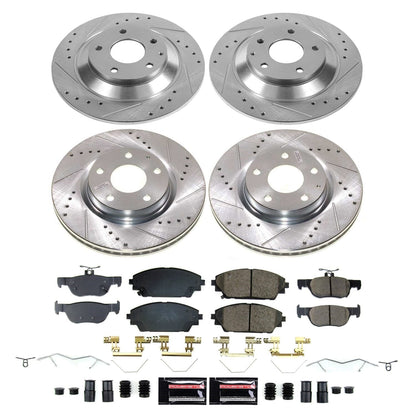 PowerStop Front and Rear Z23 Evolution Brake Kit | Mazda CX-30 2020–2022 (K9137)