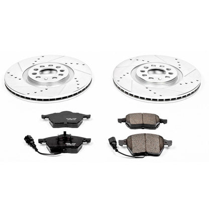 PowerStop Front Z23 Evolution Sport Brake Kit | Audi TT 1999–2006 (K914)