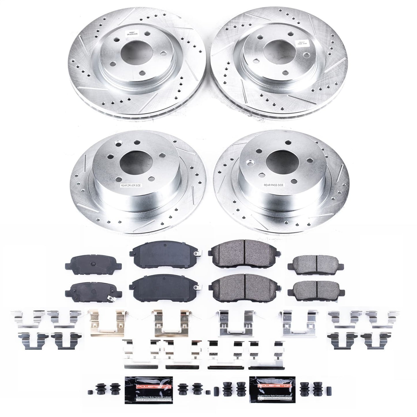 PowerStop Front and Rear Z23 Evolution Brake Kit | Nissan Juke 2011–2017 (K9141)