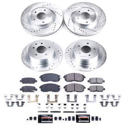 PowerStop Front and Rear Z23 Evolution Brake Kit | Nissan Juke 2011–2017 (K9141)