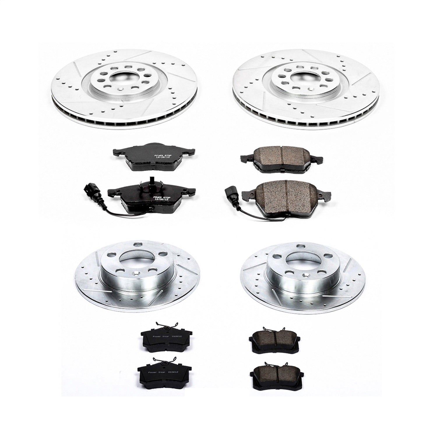 PowerStop Front & Rear Z23 Evolution Sport Brake Kit | Audi TT (1999–2006) (K915)