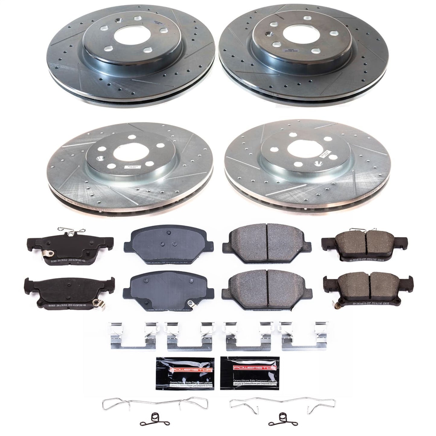 PowerStop Front and Rear Z23 Evolution Brake Kit | Buick Envision (2019–2020) (K9153)