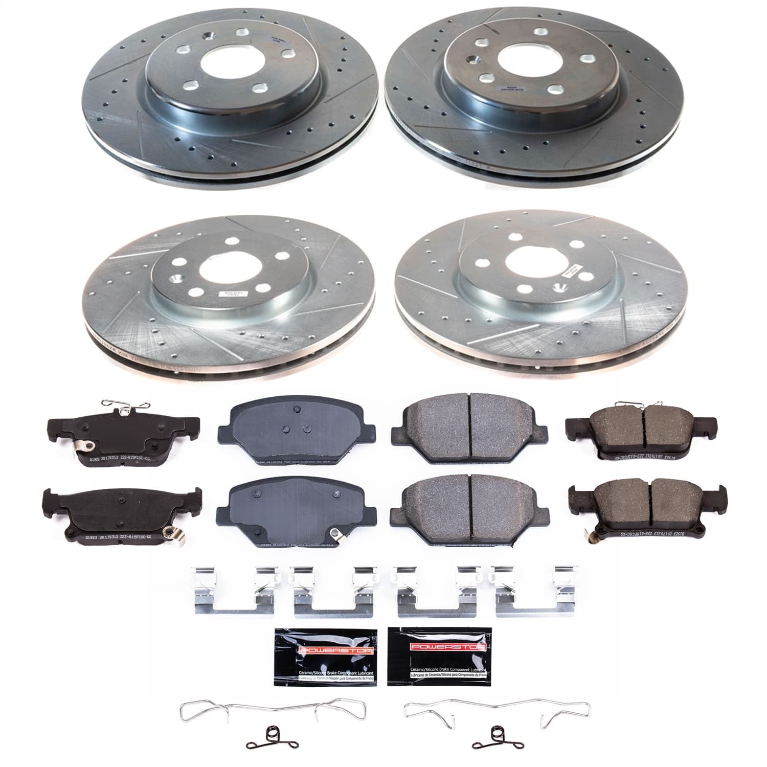 PowerStop Front and Rear Z23 Evolution Brake Kit | Buick Envision (2019–2020) (K9153)