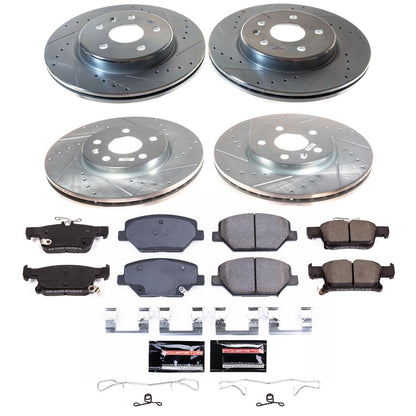 PowerStop Front and Rear Z23 Evolution Brake Kit | Buick Envision (2019–2020) (K9153)