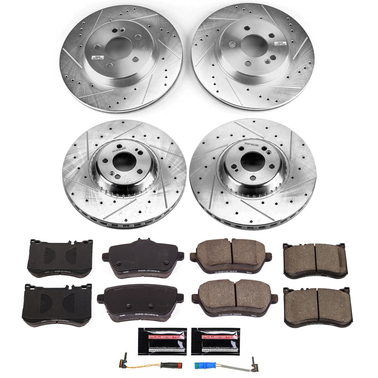 PowerStop Front & Rear Z23 Evolution Brake Kit | Mercedes-Benz S450 (2018–2020) (K9160)