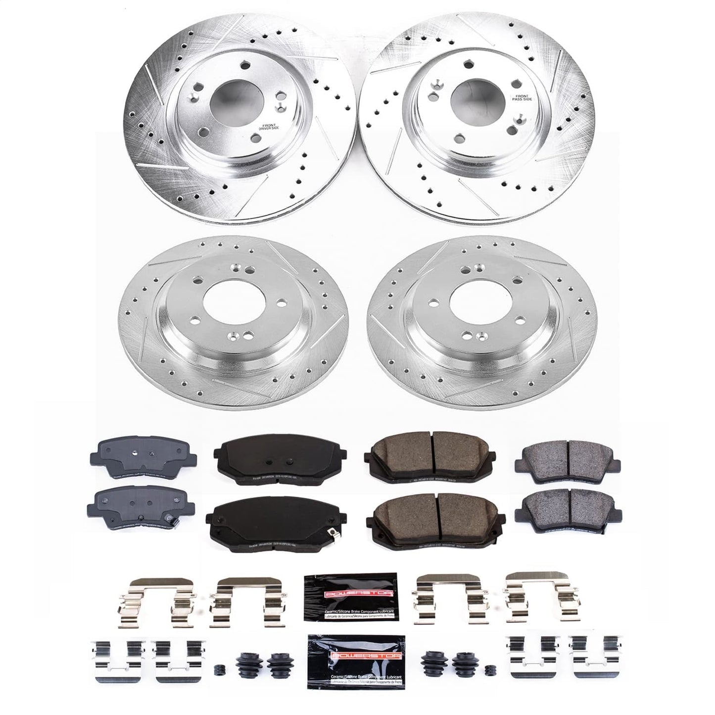 PowerStop Front and Rear Z23 Evolution Brake Kit | Kia Optima (2020) (K9168)