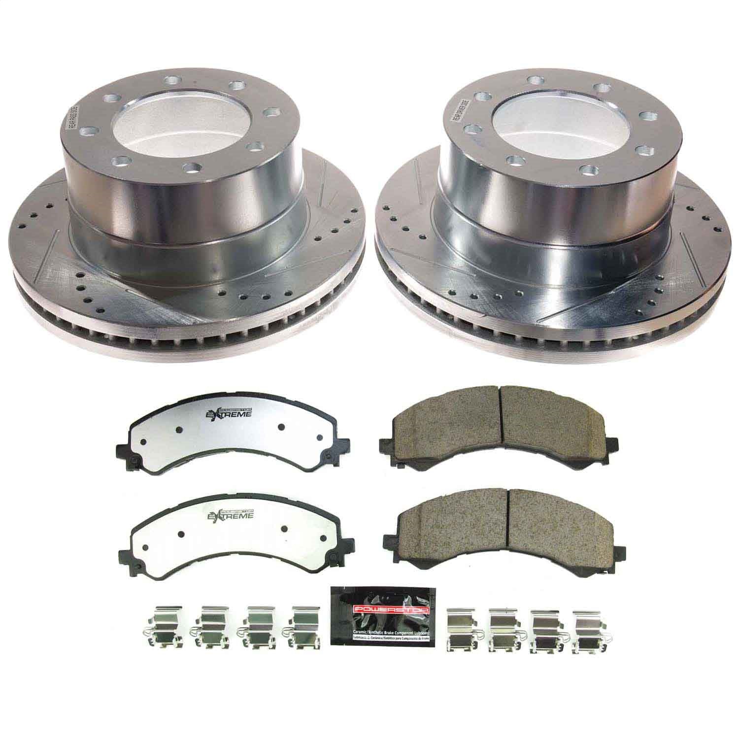PowerStop Rear Z36 Truck & Tow Brake Kit | Chevrolet Express 3500 2021–2023 (K9183-36)