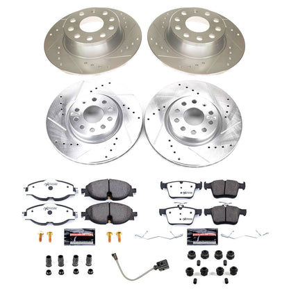 PowerStop Front and Rear Z26 Street Brake Kit | Volkswagen Taos 2022–2024 (K9193-26)