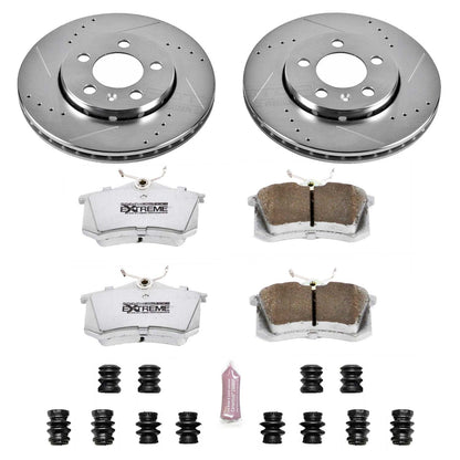 PowerStop Rear Z26 Street Warrior Brake Kit | Audi TT Quattro (2000–2006) (K920-26)