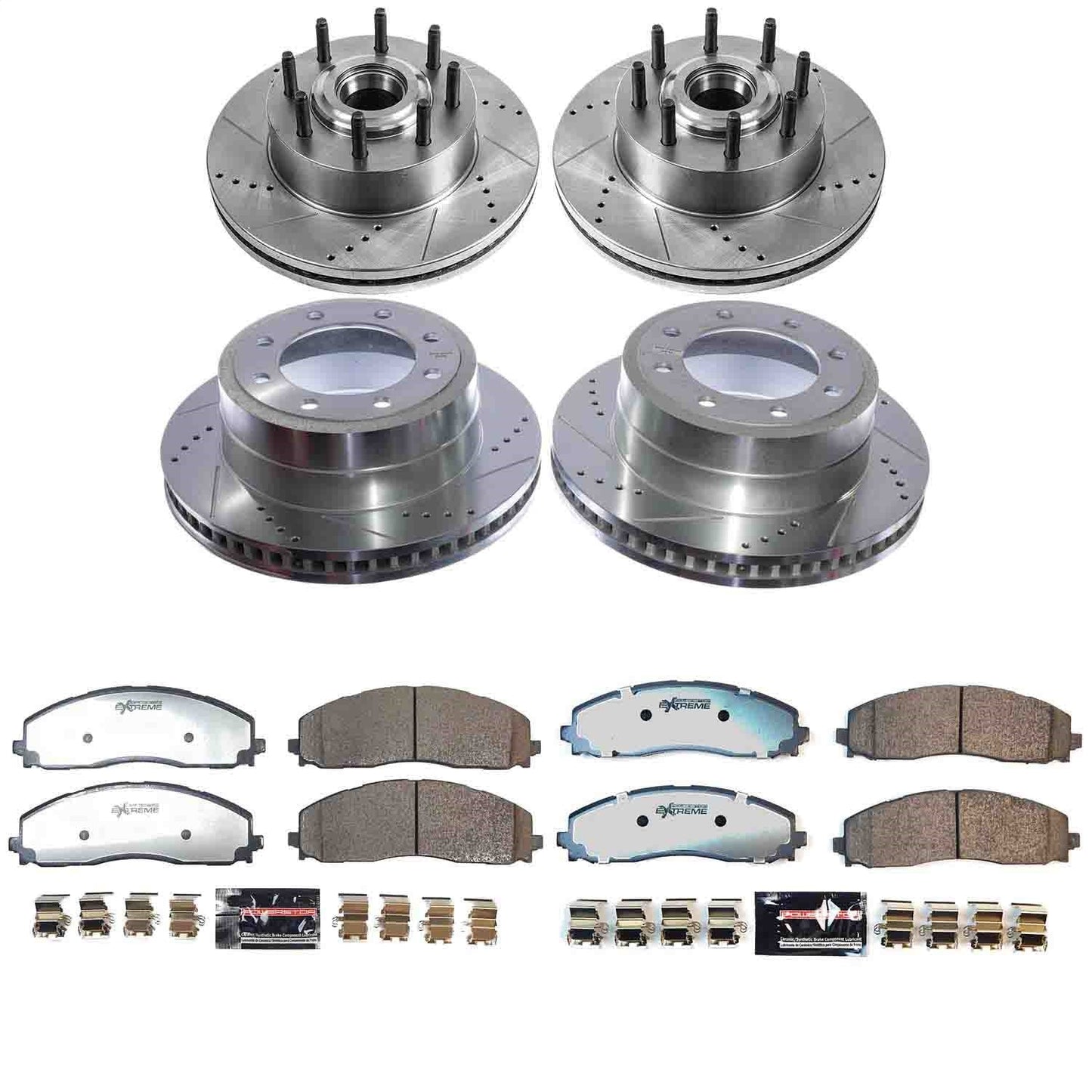 PowerStop Front and Rear Z36 Truck & Tow Brake Kit | Ford F-250 Super Duty (2023–2024) (K9226-36)