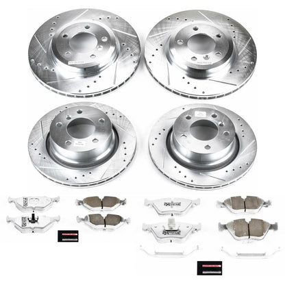 PowerStop Front & Rear Z26 Street Warrior Brake Kit | BMW Z4 (2006–2008) (K935-26)
