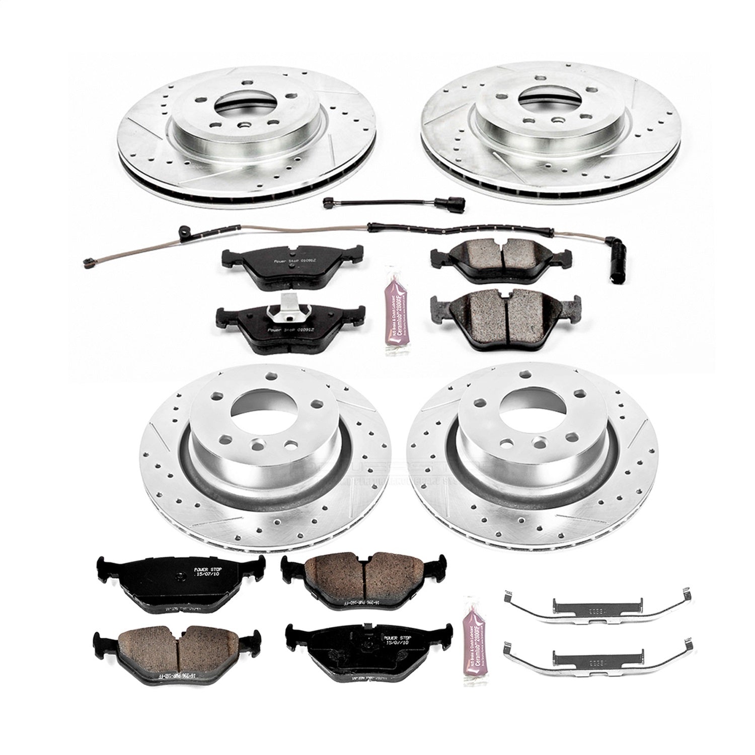 PowerStop Front & Rear Z23 Evolution Sport Brake Kit | BMW Z4 (2006–2008) (K935)