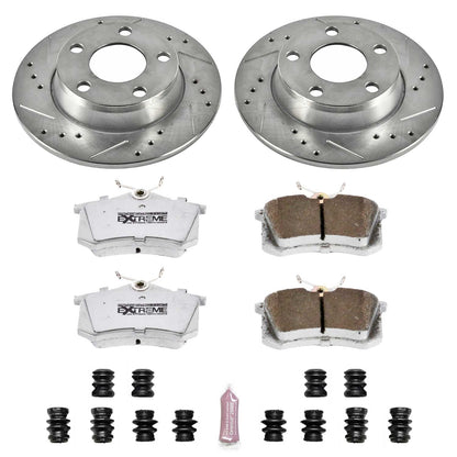 PowerStop Rear Z26 Street Warrior Brake Kit | Audi Allroad Quattro (2001–2005) (K940-26)