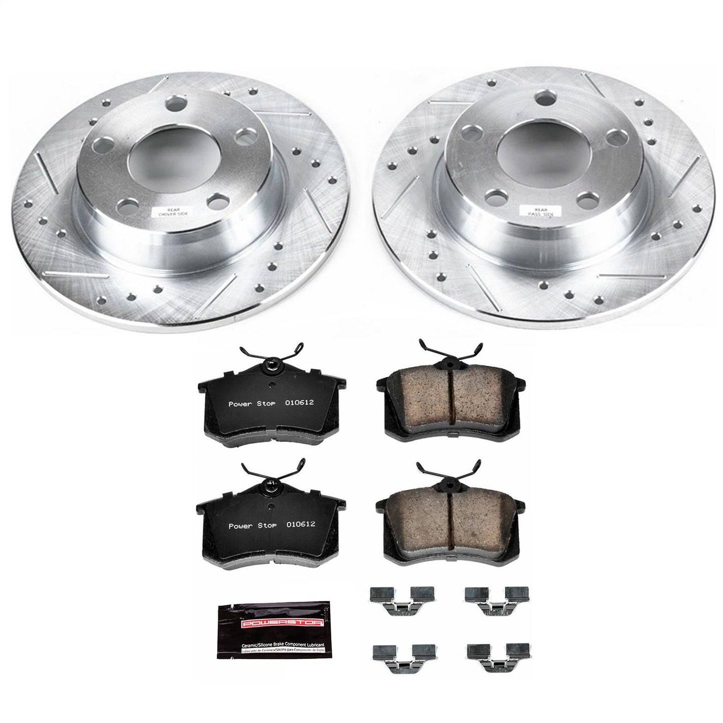 PowerStop Rear Z23 Evolution Sport Brake Kit | Audi Allroad Quattro (2001–2005) (K940)