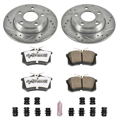 PowerStop Rear Z26 Street Warrior Brake Kit | Audi A6 Quattro (1998–2004) (K941-26)