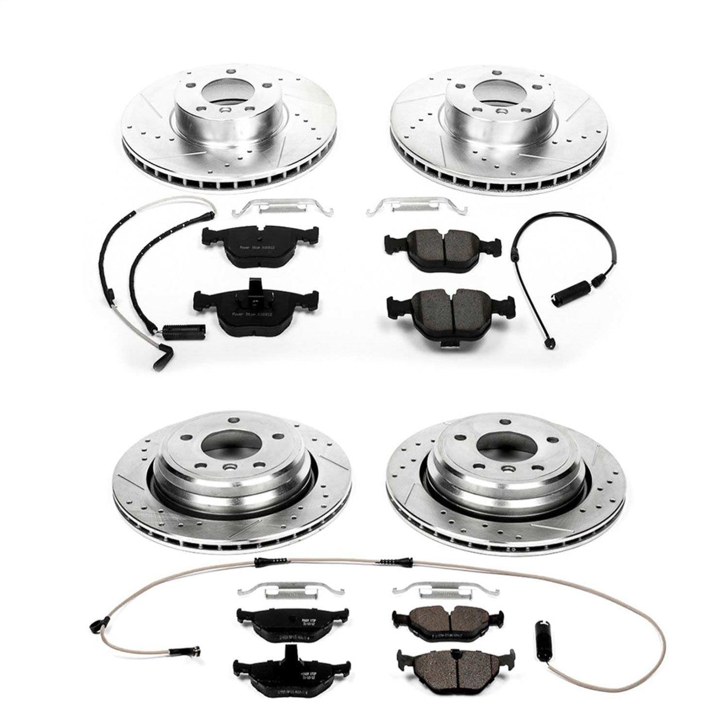 PowerStop Front & Rear Z23 Evolution Sport Brake Kit | BMW 540i (2000–2003) (K946)