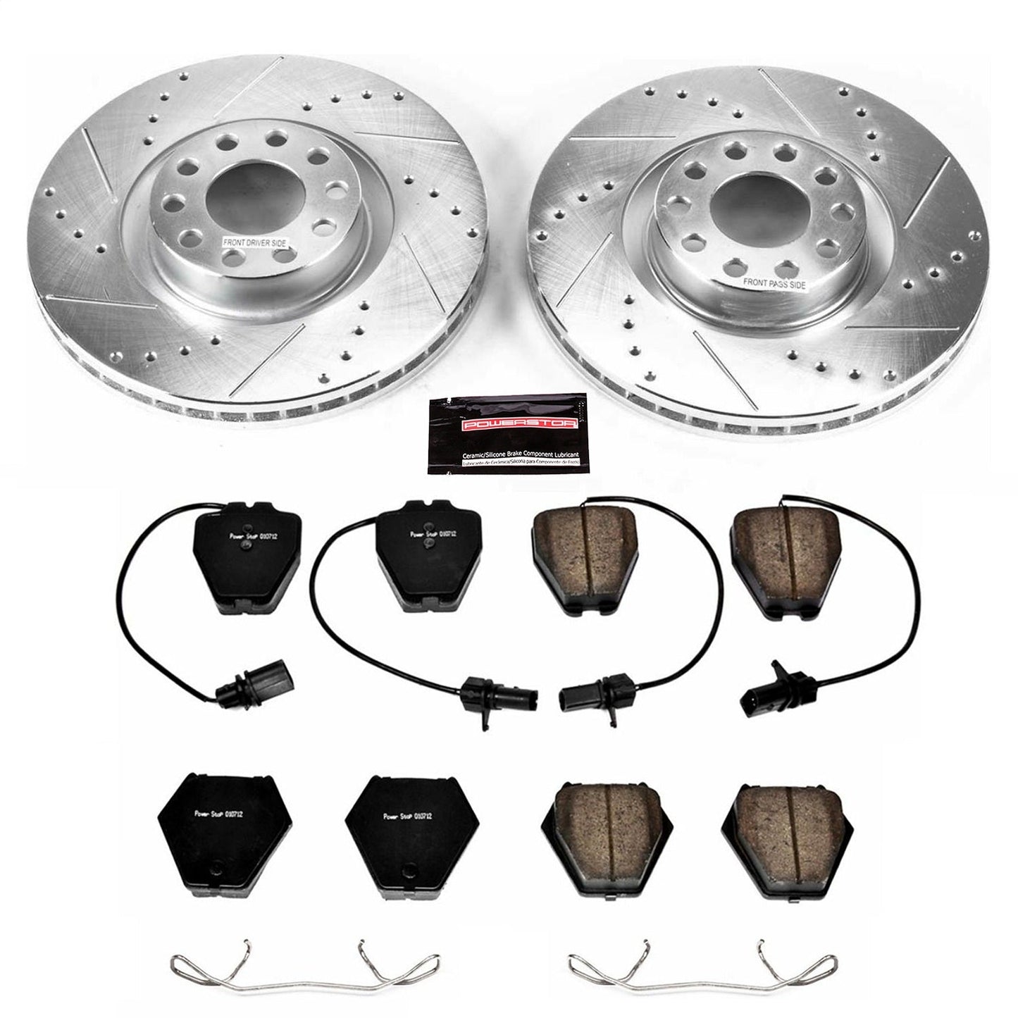 PowerStop Front Z23 Evolution Sport Brake Kit | Audi A6 Quattro (2000–2004) (K948)