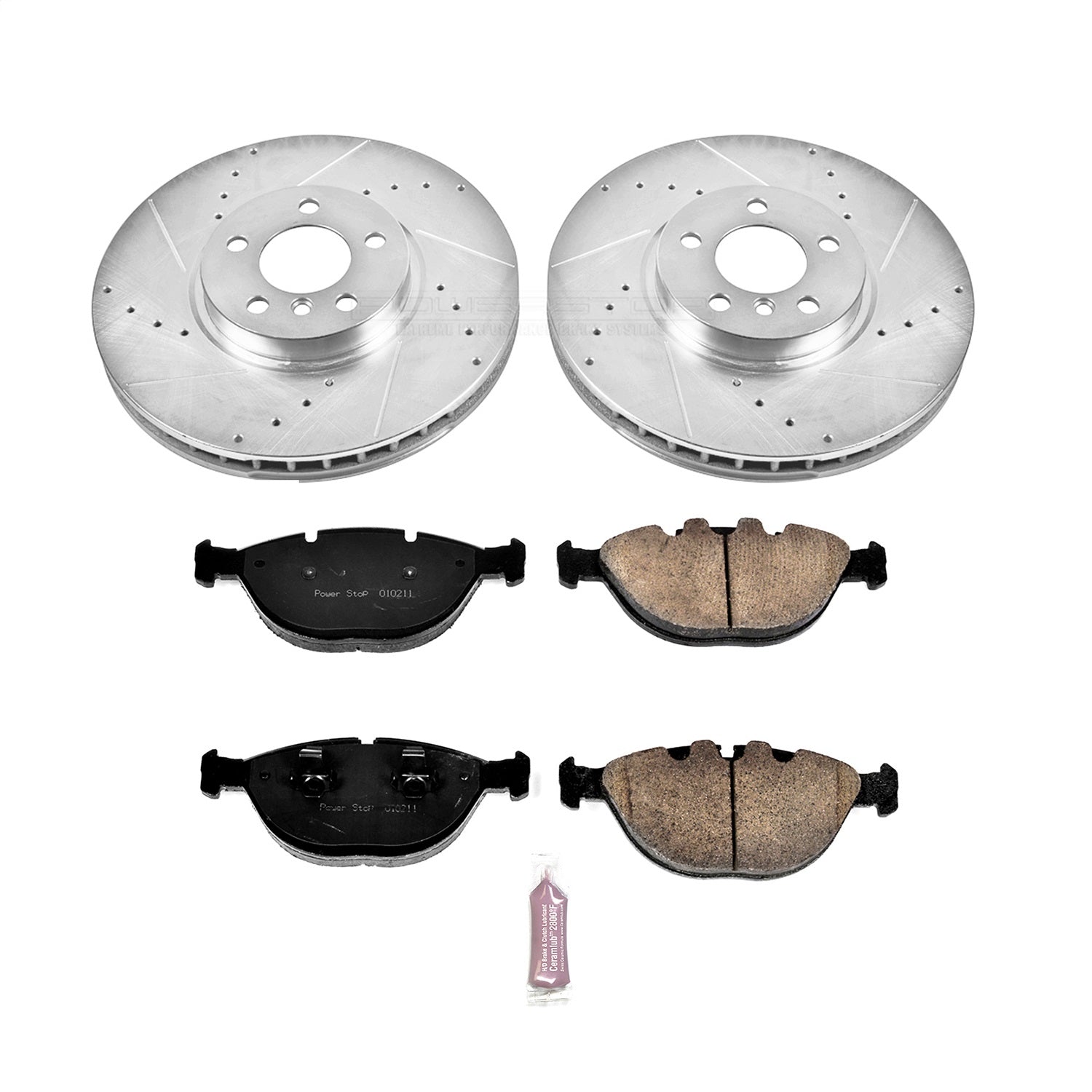 PowerStop Front Z23 Evolution Brake Kit | BMW X5 (2005–2006) (K956)
