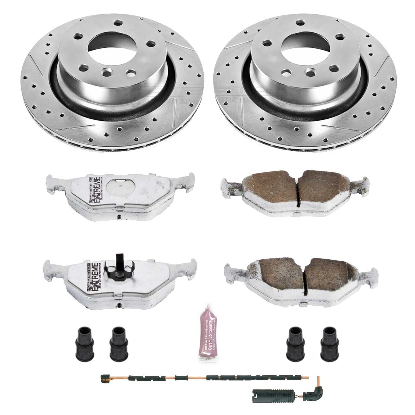 PowerStop Rear Z26 Street Warrior Brake Kit | BMW Z4 (2003–2008) (K962-26)
