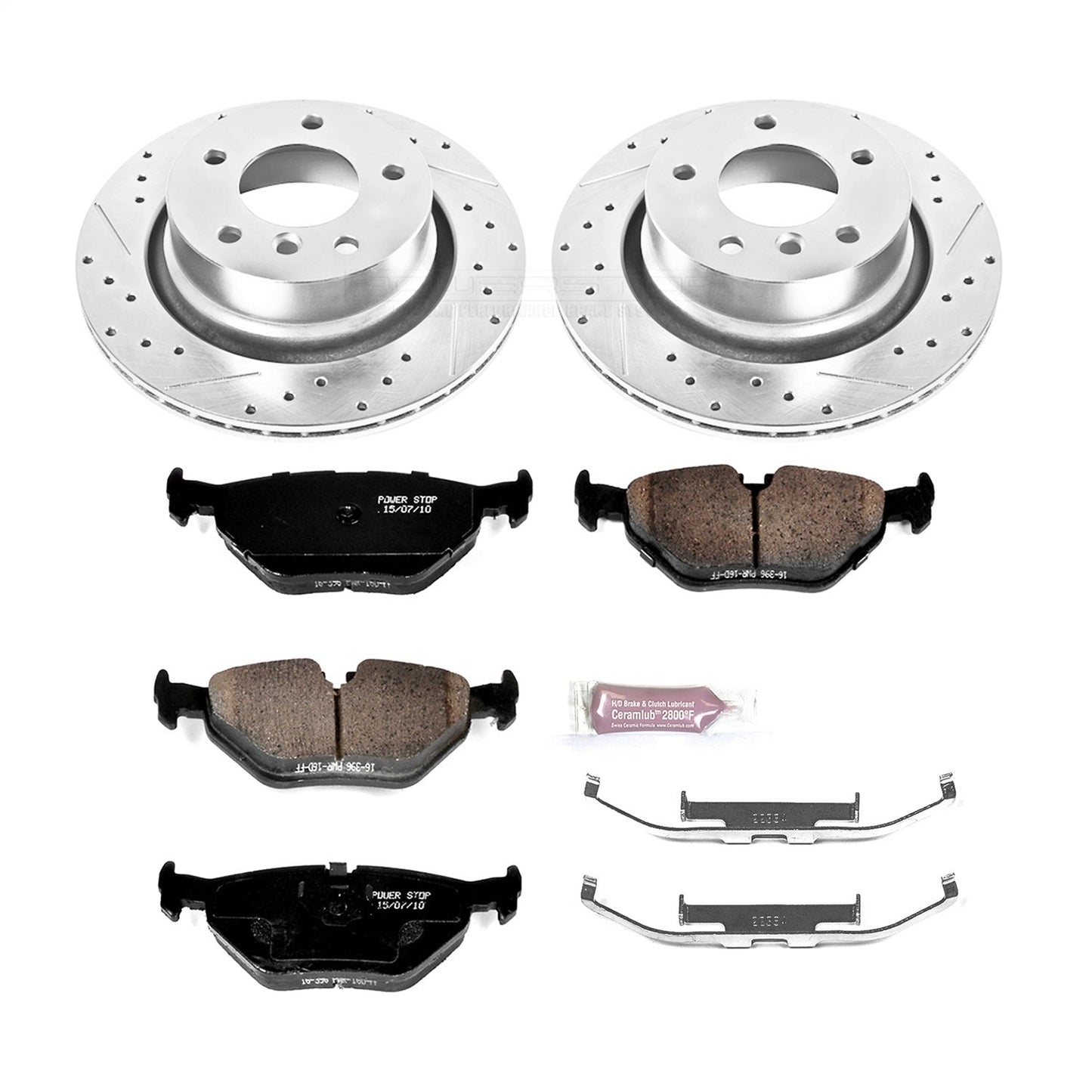 PowerStop Rear Z23 Evolution Sport Brake Kit | BMW Z4 (2003–2008) (K962)