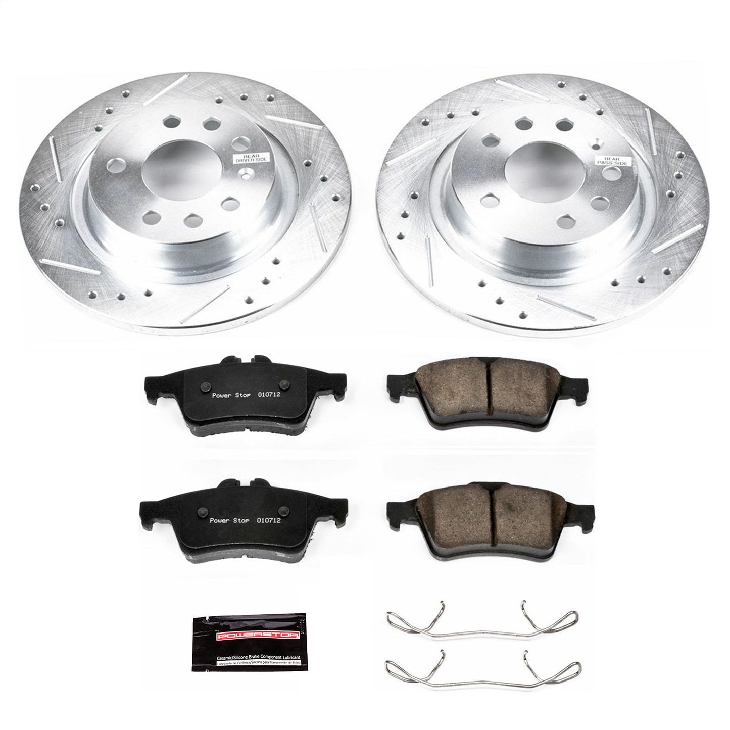 PowerStop Rear Z23 Evolution Sport Brake Kit | Saab 9-3 2003–2011 (K981)