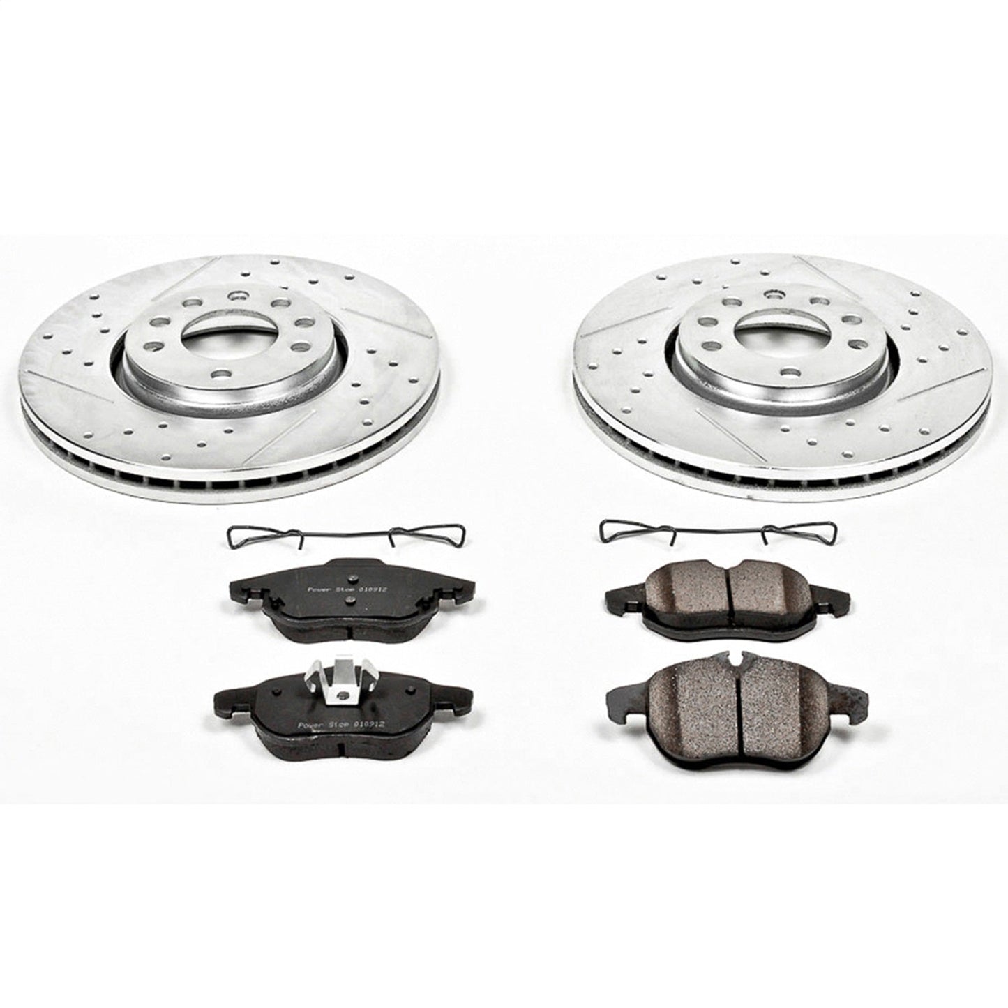 PowerStop Front Z23 Evolution Sport Brake Kit | Saab 9-3 (2003–2011) (K985)