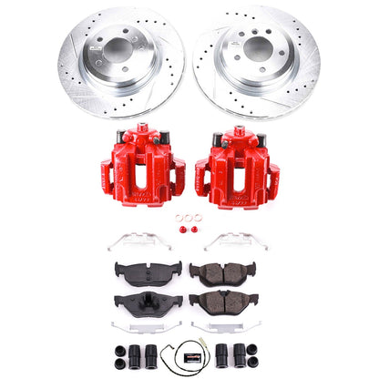 PowerStop Rear Z23 Evolution Sport Brake Kit w/ Calipers | BMW 325i (2006) (KC044)