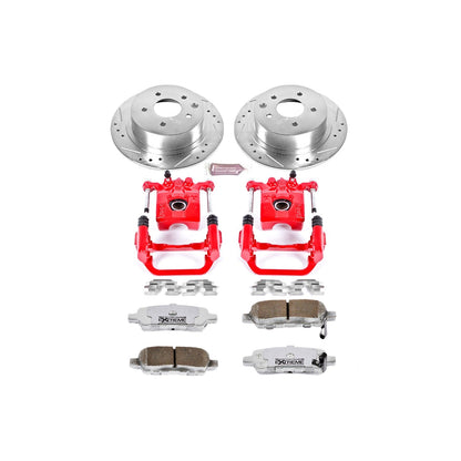PowerStop Rear Z26 Street Warrior Brake Kit w/Calipers | Nissan Altima (2002–2006) (KC098-26)