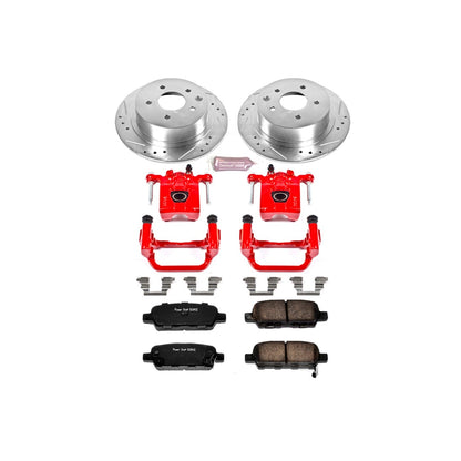PowerStop Rear Z23 Evolution Sport Brake Kit w/ Calipers | Nissan Altima (2010–2012) (KC098A)