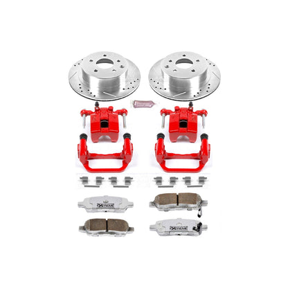 PowerStop Rear Z26 Street Warrior Brake Kit w/ Calipers | Infiniti G35 (2003–2005) (KC103-26)