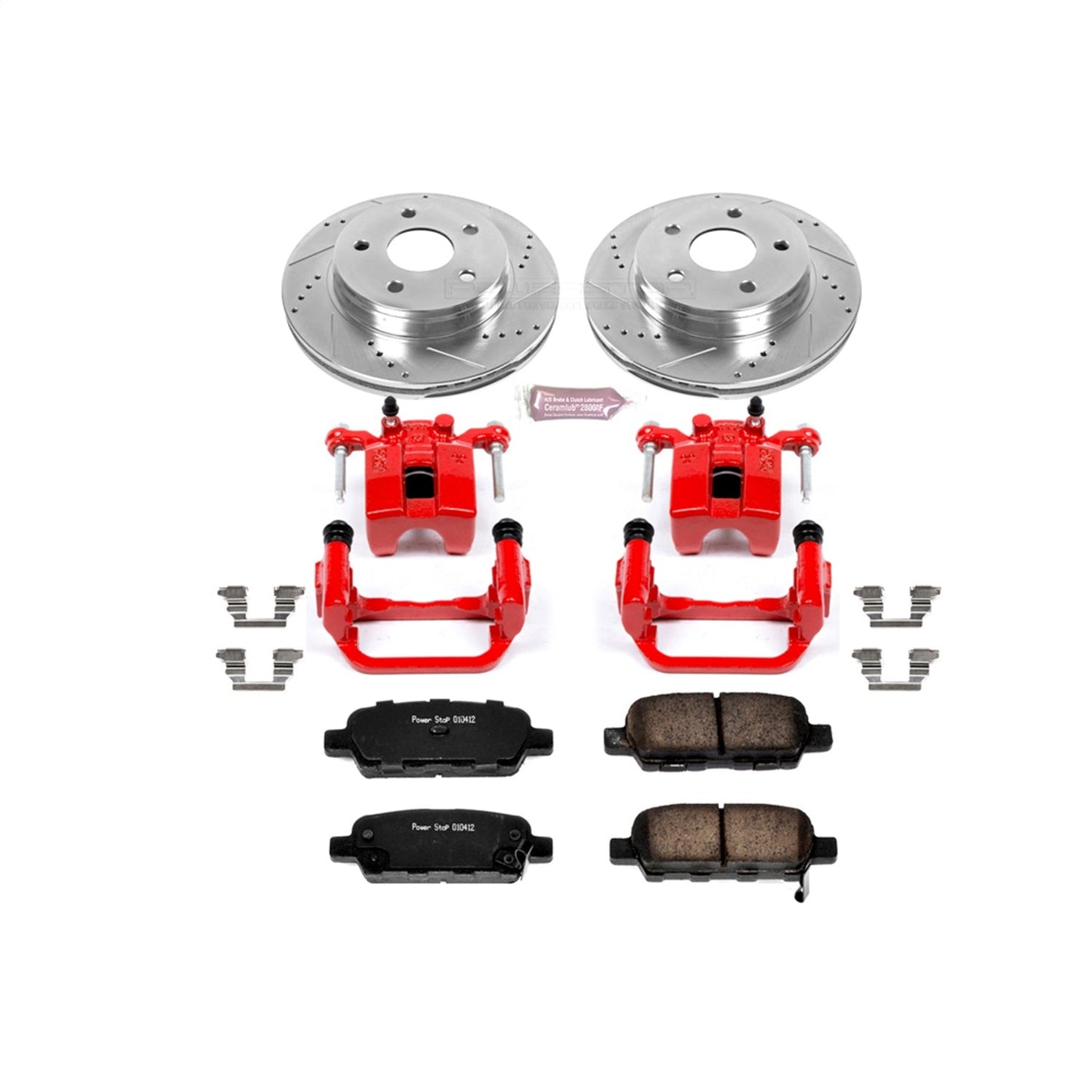 PowerStop Rear Z23 Evolution Sport Brake Kit w/ Calipers | Infiniti G35 (2003–2005) (KC103)