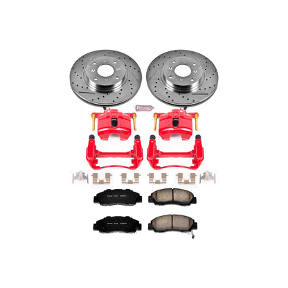 PowerStop Front Z23 Evolution Sport Brake Kit w/ Calipers | Honda Prelude (1993–1996) (KC1037)