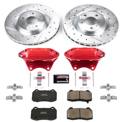 PowerStop Front Z23 Evolution Sport Brake Kit w/ Calipers | Infiniti G35 (2003–2004) (KC104)
