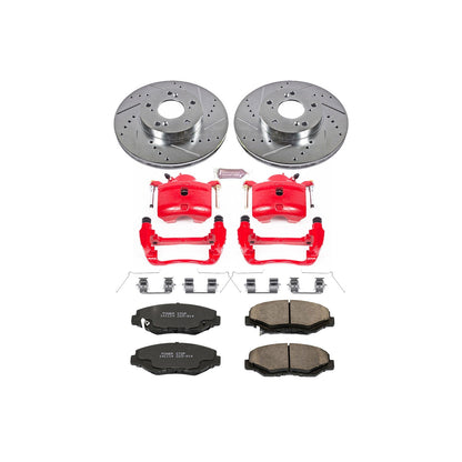 PowerStop Front Z23 Evolution Sport Brake Kit w/ Calipers | Acura ILX (2014–2015) (KC1043A)