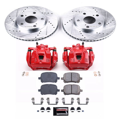 PowerStop Front Z23 Evolution Sport Brake Kit w/ Calipers | Lexus ES300 (1997–2001) (KC1058)