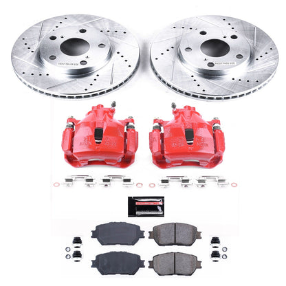 PowerStop Front Z23 Evolution Sport Brake Kit w/ Calipers | Toyota Camry (2002–2006) (KC1064)
