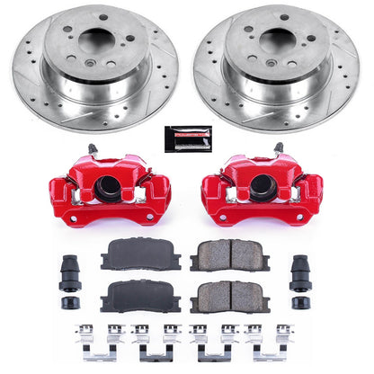 PowerStop Rear Z23 Evolution Sport Brake Kit w/ Calipers | Toyota Highlander (2001–2003) (KC1069)