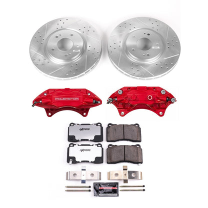 PowerStop Front Z26 Street Kit w/ Calipers | Mitsubishi Lancer (2003–2006) (KC107-26)