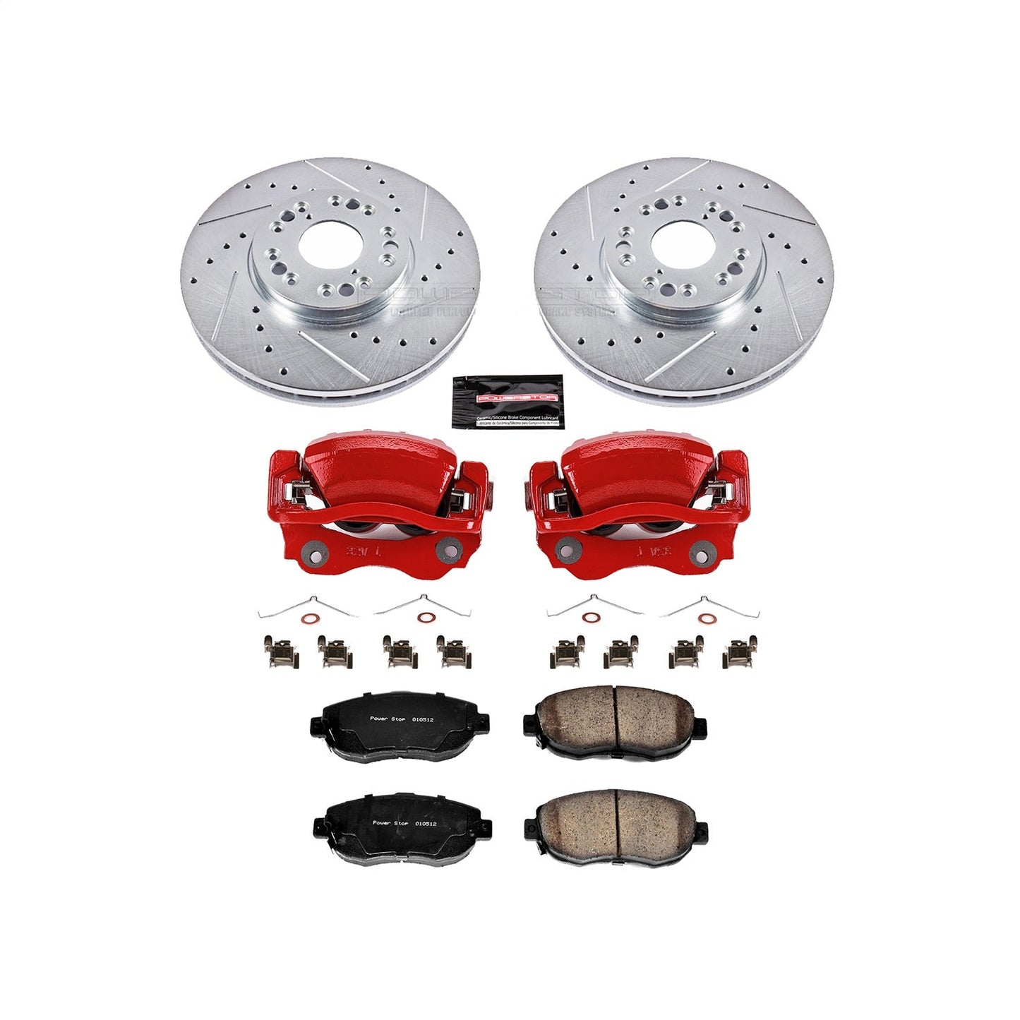 PowerStop Front Z23 Evolution Sport Brake Kit w/ Calipers | Lexus IS300 (2001–2005) (KC1077)