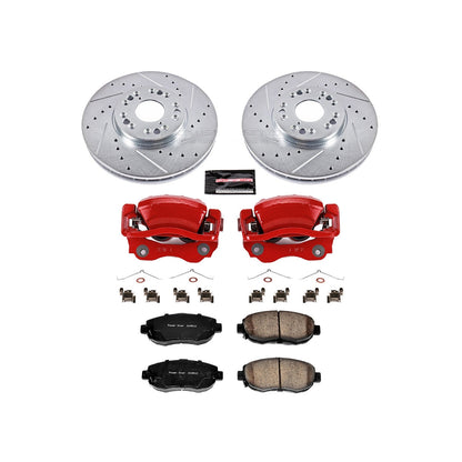 PowerStop Front Z23 Evolution Sport Brake Kit w/ Calipers | Lexus IS300 (2001–2005) (KC1077)
