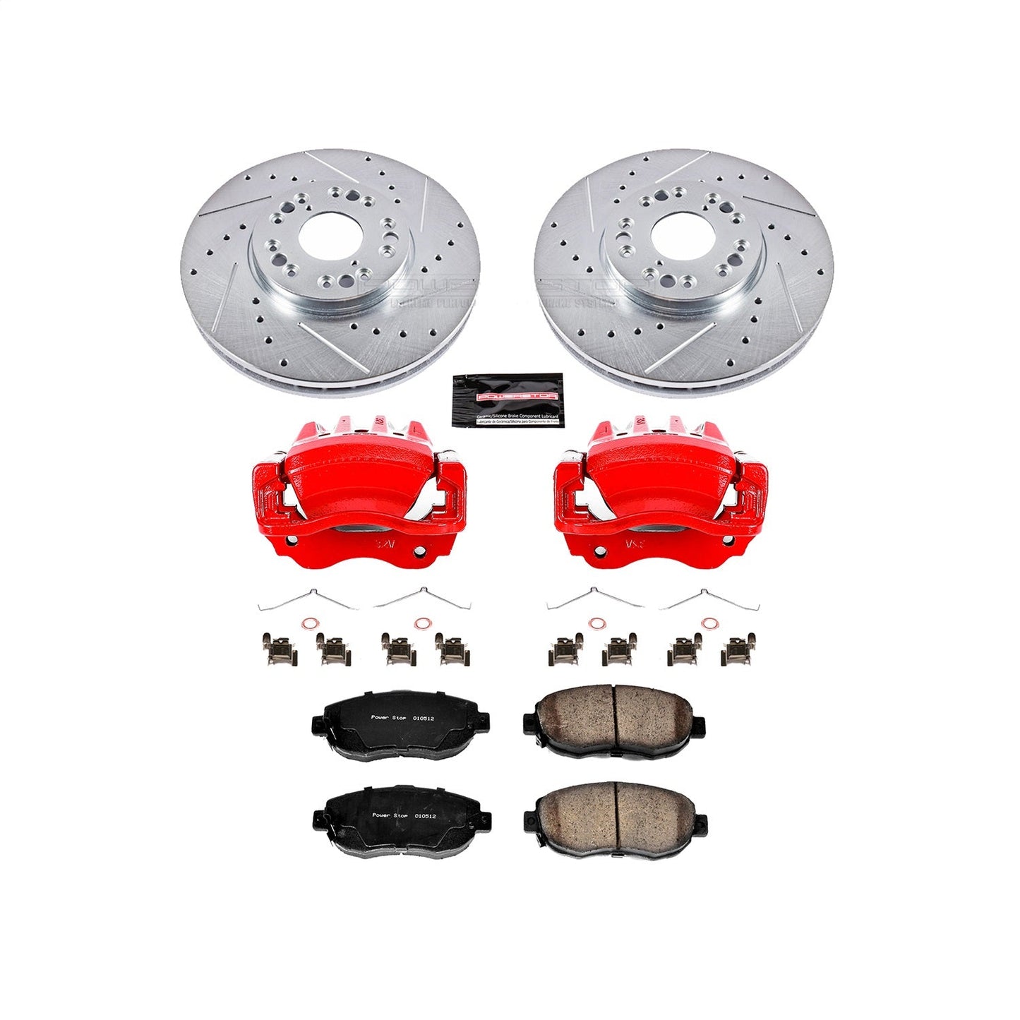 PowerStop Front Z23 Evolution Sport Brake Kit w/ Calipers | Lexus GS300 1998–2005 (KC1077A)