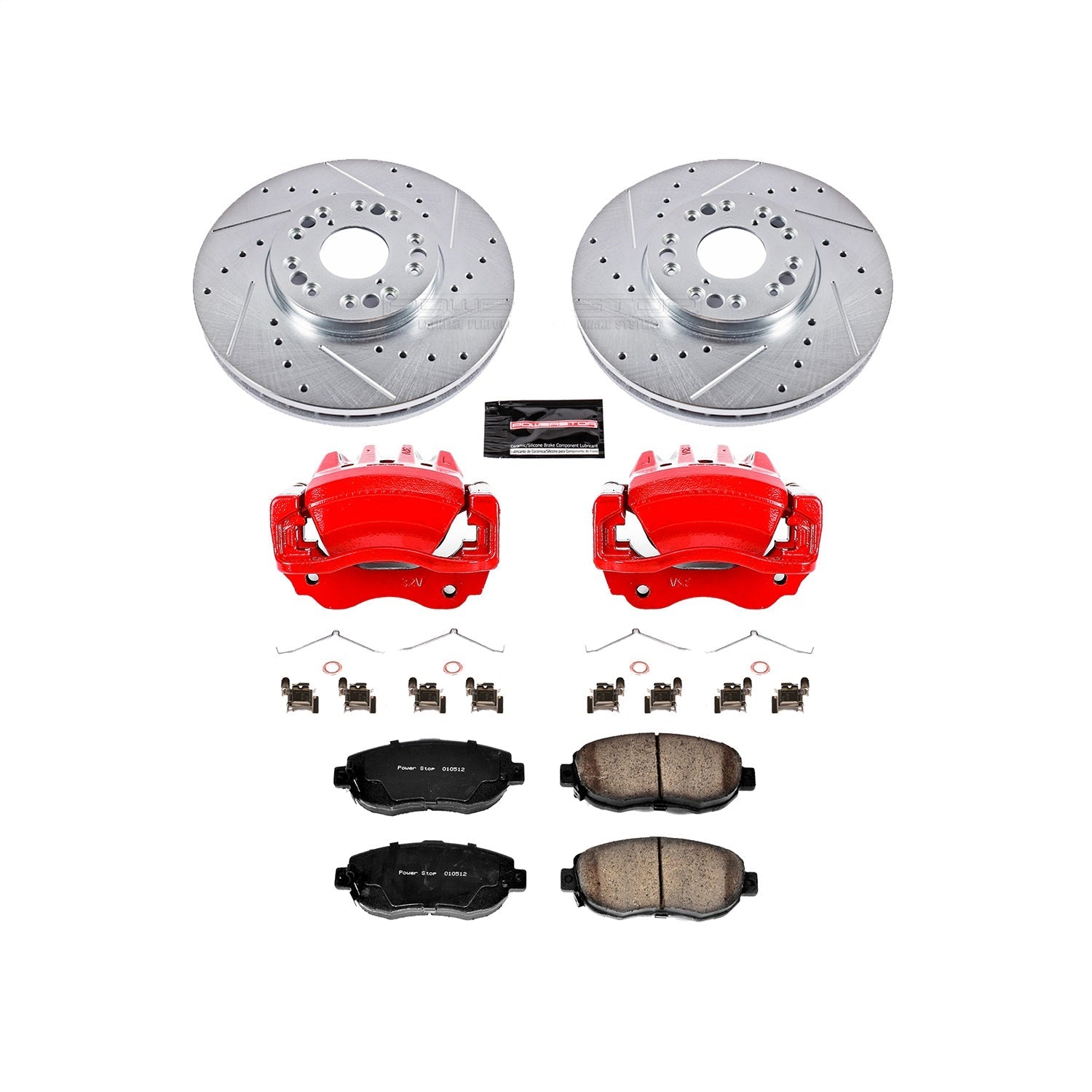PowerStop Front Z23 Evolution Sport Brake Kit w/ Calipers | Lexus GS300 1998–2005 (KC1077A)