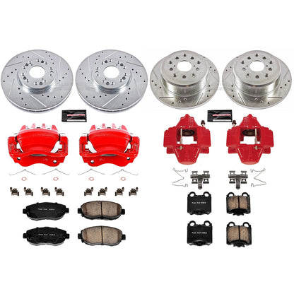 PowerStop Front & Rear Z23 Evolution Sport Brake Kit w/ Calipers | Lexus GS300 1998–2005 (KC1079)