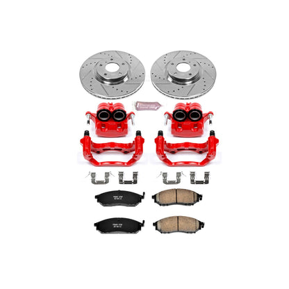 PowerStop Front Z23 Evolution Sport Brake Kit w/ Calipers | Infiniti G35 (2005–2007) (KC112A)